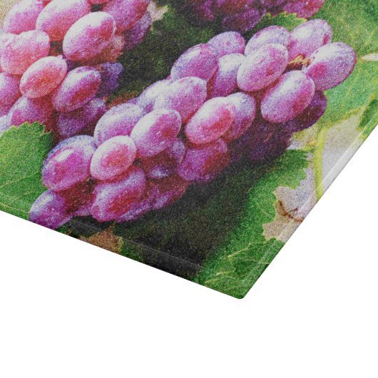 Planche À Découper "Plante de fruits de raisins" jolie photo. Command (Coin)