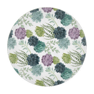 Planche À Découper Plante Happiness Collection Motif Succulent