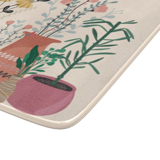 Planche À Découper Plante heureux (Coin)