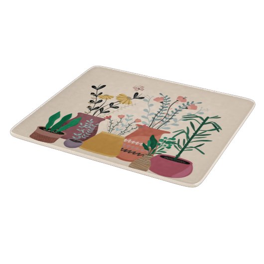 Planche À Découper Plante heureux (Coin)