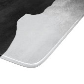 Planche À Découper Plaque de coupe en verre Silhouette de chat noir (Coin)