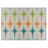 Planche À Découper Plaque de découpe en verre de Starbursts géométriq (Devant)