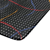 Planche À Découper Plaque et points de peinture rétro (Coin)