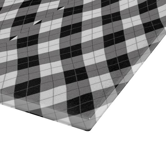 Planche À Découper Plaqué noir et blanc (Coin)