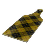 Planche À Découper Plaque noire jaune tartan MacLeod (Coin)