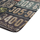 Planche À Découper Plaques de licence vintages (Coin)