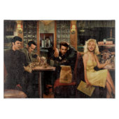 Planche À Découper Plat bleu (Devant)