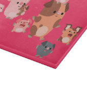 Planche À Découper Plat Cartoon Pig Family Coupe Board (Coin)