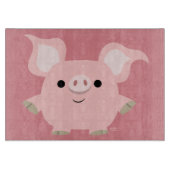 Planche À Découper Plat Shorty Cartoon Pig Découpe (Devant)