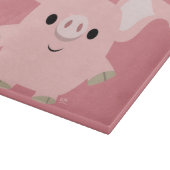 Planche À Découper Plat Shorty Cartoon Pig Découpe (Coin)