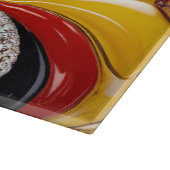 Planche À Découper Plateau de coupe avec Design de couleurs belges (Coin)