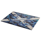 Planche À Découper Plateau de coupe avec Scottish Thistles Design (Coin)