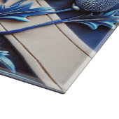 Planche À Découper Plateau de coupe avec Scottish Thistles Design (Coin)