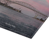 Planche À Découper Plateau de coupe Blue Water Bridge (Coin)