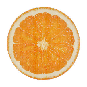 Planche À Découper Plateau de coupe d'agrumes orange