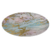 PLANCHE À DÉCOUPER PLATEAU DE COUPE EN MARBRE PASTEL ABSTRAIT (Coin)