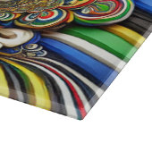 Planche À Découper Plateau de coupe en verre avec couleurs sud-africa (Coin)