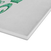 Planche À Découper Plateau de coupe en verre blanc Mojo (Coin)