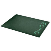 Planche À Découper Plateau de coupe en verre vert mojo (Coin)
