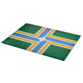 Planche À Découper Plateau de coupe patriotique avec Drapeau de Portl (Coin)