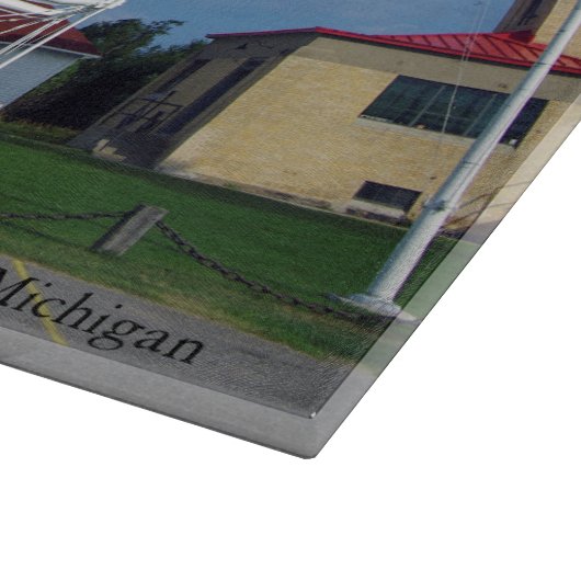 Planche À Découper Plateau de coupe Whitefish Point Lighthouse (Coin)