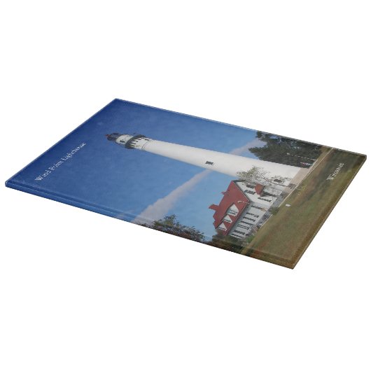 Planche À Découper Plateau de coupe Wind Point Lighthouse (Coin)