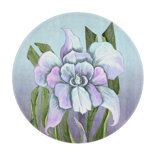 Planche À Découper Plateau de découpe de fleurs Smeraldo (Devant)