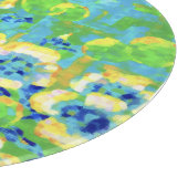 Planche À Découper Plateau d'été vert et jaune (Coin)