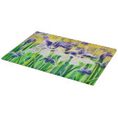 Planche À Découper Plateau Iris Abstrait (Coin)