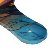 Planche À Découper Pleine lune Citrouille de Kitten noir Feuilles d'a (Coin)