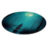 Planche À Découper Pleine lune éffrayante Conception nocturne (Coin)