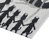 Planche À Découper Pleine lune et chats, Louis Wain (Coin)