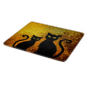 Planche À Découper Plots réflectorisés modernes de texture en verre (Coin)