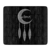 Planche À Découper Plumes de lune de croissant d'argent Thunder_Cove (Devant)