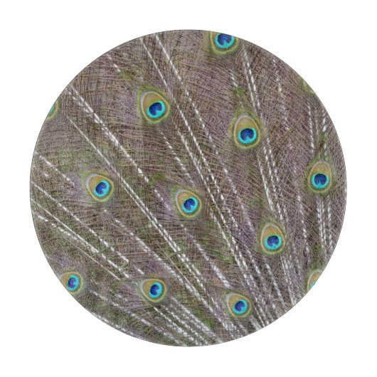 Planche À Découper Plumes de paon (Devant)