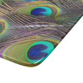 Planche À Découper Plumes de paon (Coin)