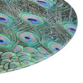 Planche À Découper Plumes de paon (Coin)