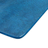 Planche À Découper Plumes de paon bleu (Coin)