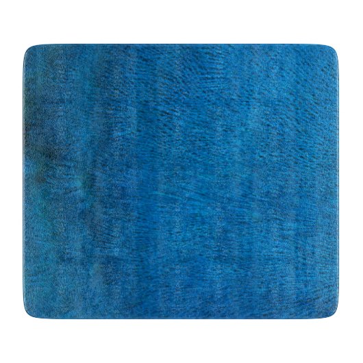 Planche À Découper Plumes de paon bleu (Devant)