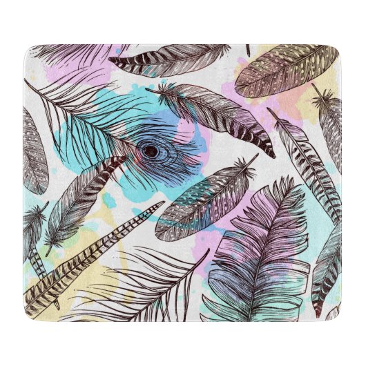 Planche À Découper Plumes de paquetage (Devant)