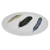 Planche À Découper Plumes douces I (Coin)