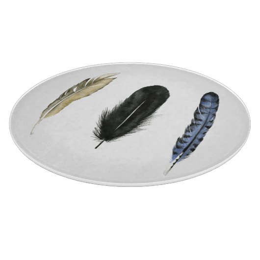Planche À Découper Plumes douces I (Coin)