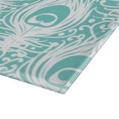 Planche À Découper Plumes molles de paon (Coin)