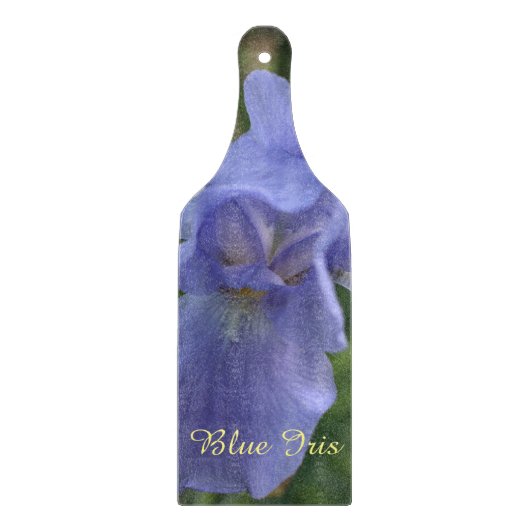 Planche À Découper Plutôt Bleu Iris Floral Cutting Board (Devant)