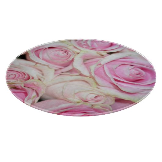 Planche À Découper Plutôt romantique rose crème rose (Coin)