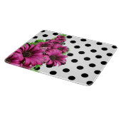 Planche À Découper Plutôt Rose Fleurs Polka Dot (Coin)