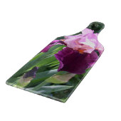 Planche À Découper Plutôt Rose Iris Floral Cutboard (Coin)