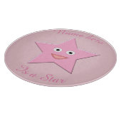 Planche À Découper Plutôt Rose Star Custom Cutboard (Coin)