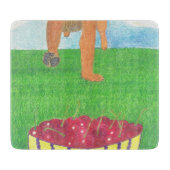 Planche À Découper Poches de chien et cerise (Devant)