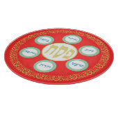 Planche À Découper Poesach Seder Kosher six différents aliments de la (Coin)